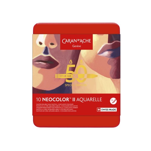 10er NEOCOLOR 2, "PORTRAIT" SONDEREDITION mit 3 Sonderfarben