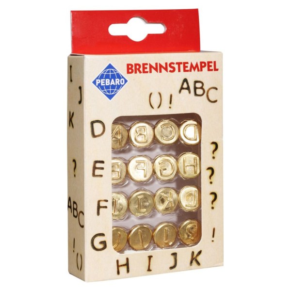 Brennstempel ABC Set A-L 16-teilig, bastelkiste.lu