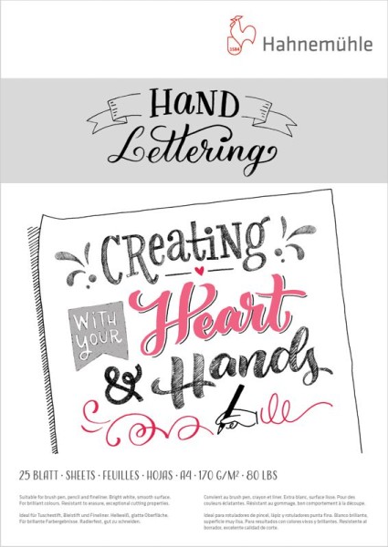 Hahnemühle Hand Lettering Block 170g/m²
