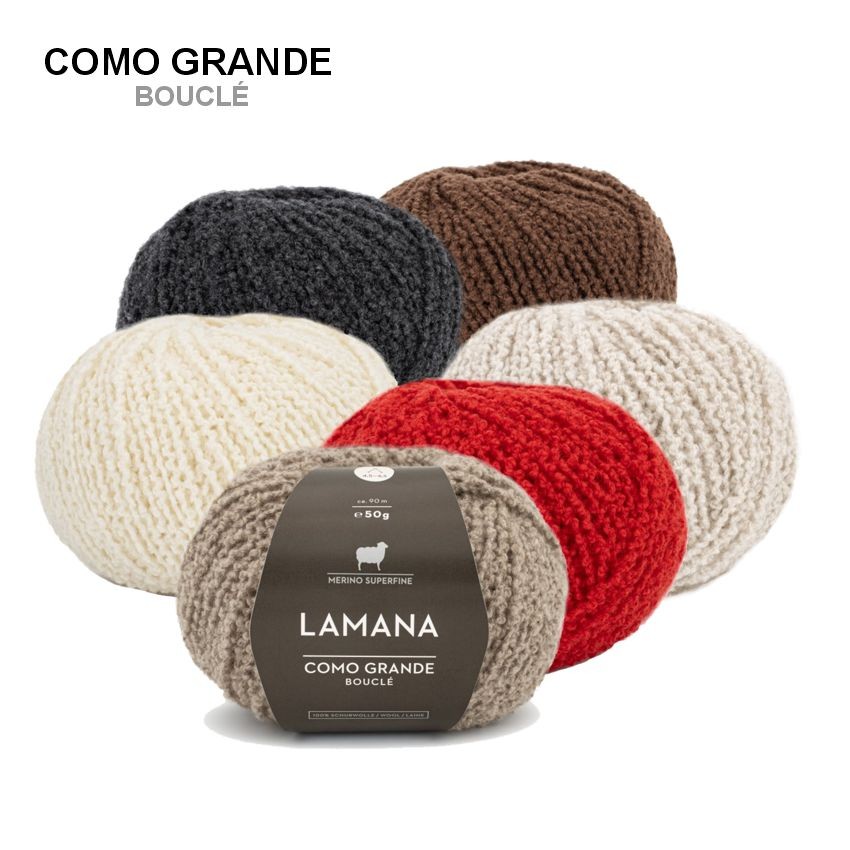 LAMANA COMO Grande Bouclé 50g, wollzauber.com