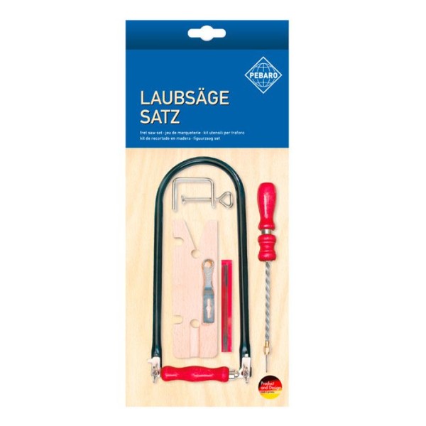 Laubsägeset mit Drillbohrer, bastelkiste.lu