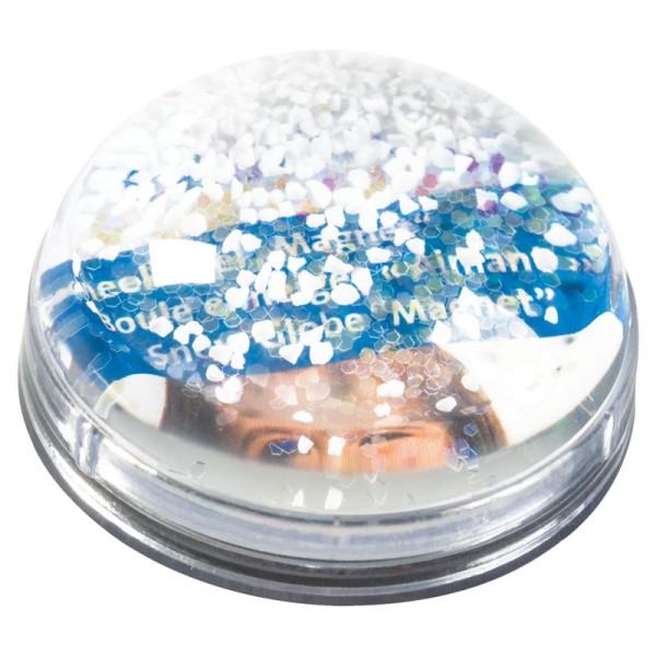 Magnet Schneekugel Acryl 50×50 mm