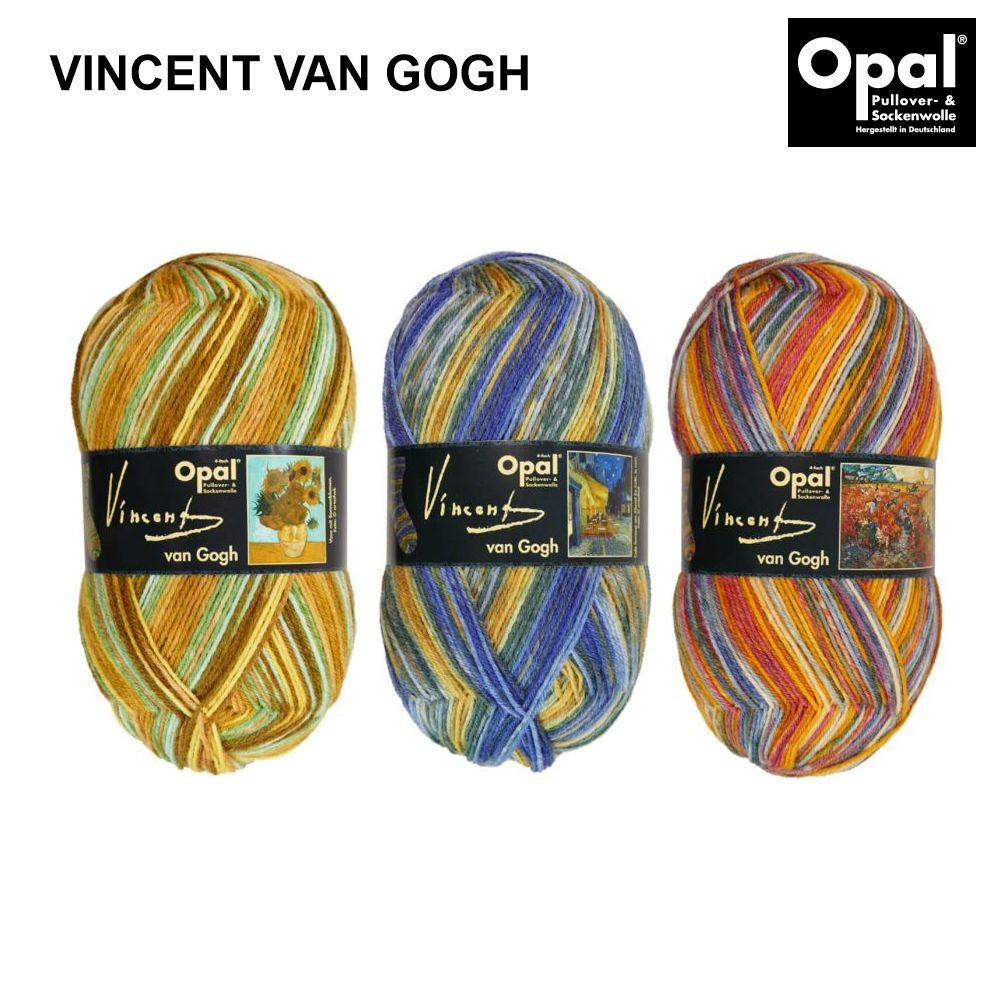 OPAL 4-fach Sockenwolle &quot;Vincent van Gogh&quot; 100g