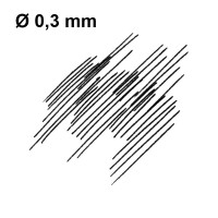 S Ø 0,3 mm, 199 schwarz