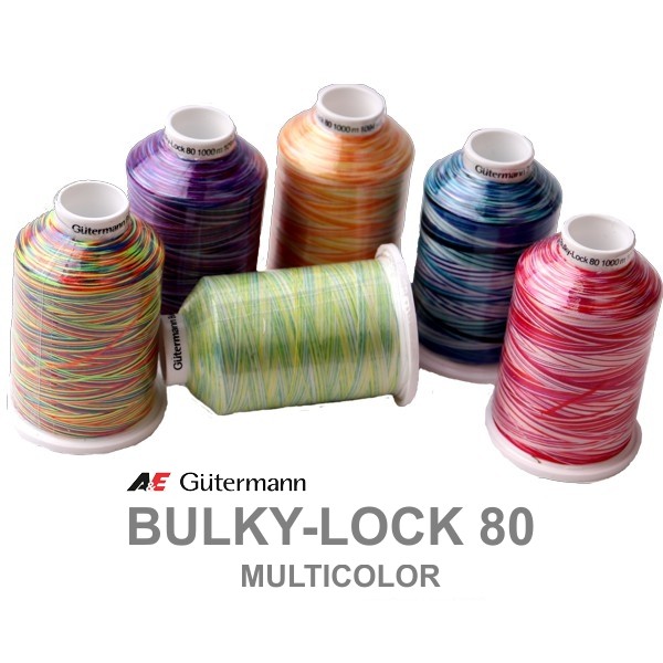Gütermann Bulky-Lock 80 Multicolor Bauschgarn 1000m