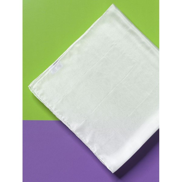 Premium Seidentuch naturweiß Pongé 5, 90 x 90 cm, bastelkiste.lu