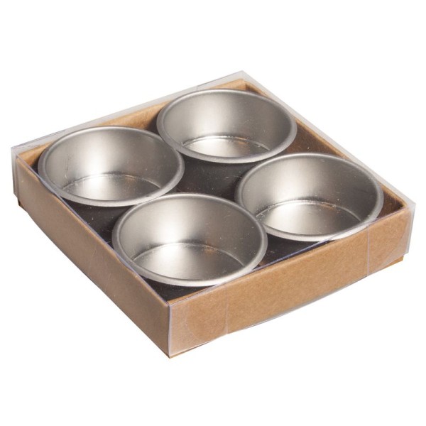 Metall-Kerzenhalter, Kerzentüllen 4 Stück