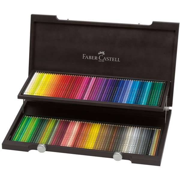 Faber Castell 120er Polychromos Holzkoffer