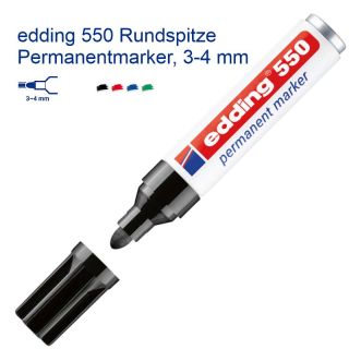 Edding 550 Permanentmarker Rundspitze 3-4 mm