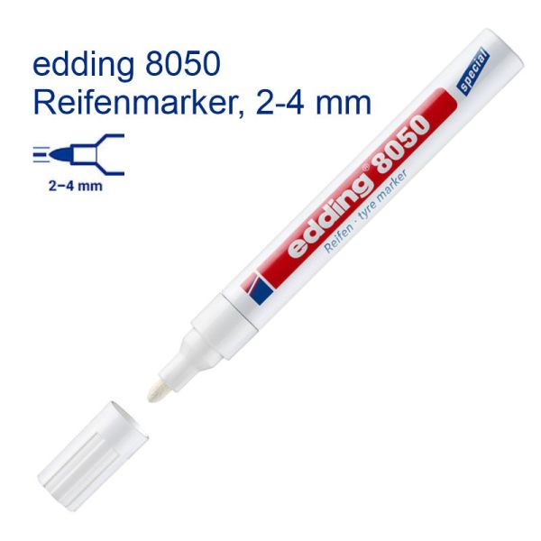 Edding 8050 Reifen Marker, Reifenbeschriftung