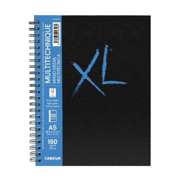 XL Dessing MULTITECHNIQUE 160g/m², 60 Blatt Spiralbindung