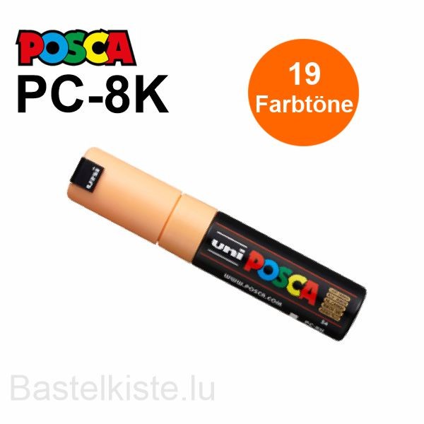 POSCA Paint Marker PC-8K, Keilspitze Ø 8.0 mm