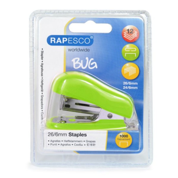 Heftgerät mit 1000 Heftklammern 26/6