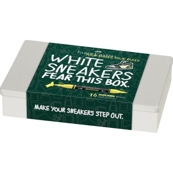 16er Set, Zweispitz-Marker, Acrylic Marker Multimark, 2-Spitzen Marker, bastelkiste.lu, Marker mit zwei Spitzen