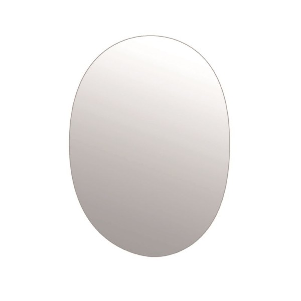 Glas-Spiegelplatte oval Ø 100 x 125 mm, 1 Stück, bastelkiste.lu
