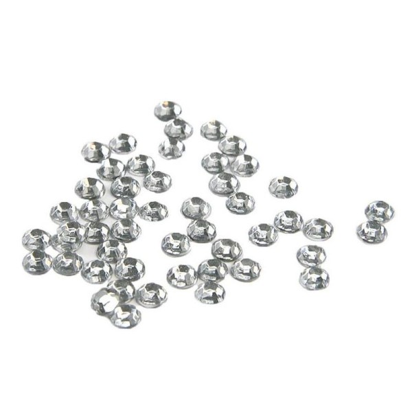 Schmucksteine, Strasssteine Rundform, 150 Stück, bastelkiste.lu