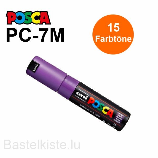 POSCA Paint Marker PC-7M, Rundspitze breit Ø 4,5-5,5 mm