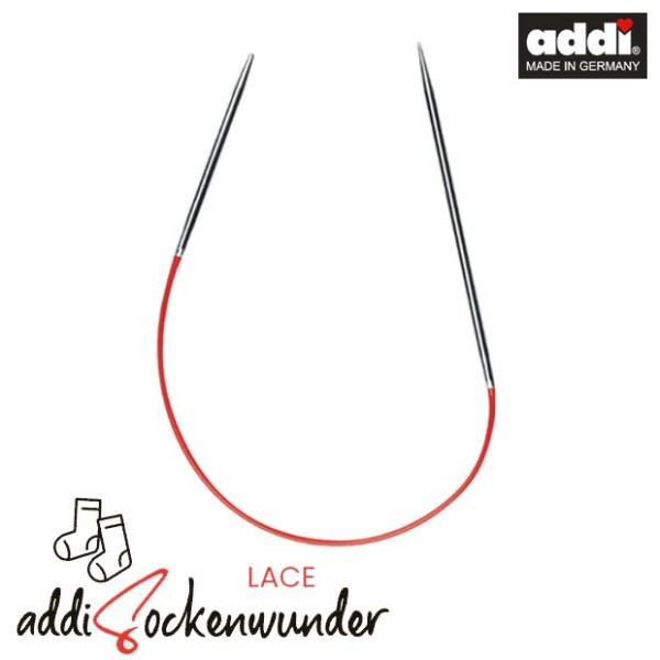 Addi Sockenwunder LACE, Rundstricknadel 25 cm, wollzauber.com