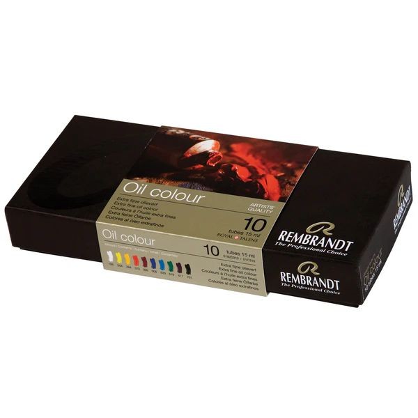 REMBRANDT Professionelles 10x15ml Ölfarben-Set
