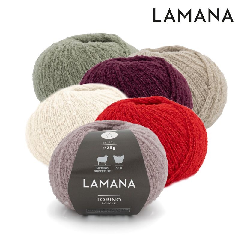 Lamana TORINO 25g, Schurwolle & Seide, wollzauber.com 
