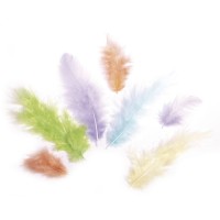 200 Bunte Federn Zum Basteln – Gemischte Farben, 7–12 Cm Lang, Für DIY, Traumfänger & Deko