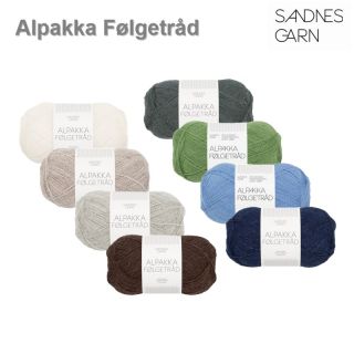 Sandners Garn ALPAKKA FOLGETRAD 50g