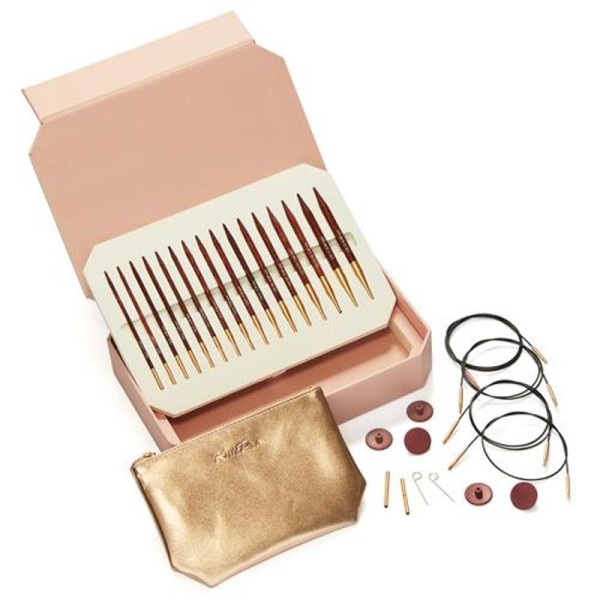 Rundstricknadel-Set Symfonie Rose, Inhalt bastelkiste.lu
