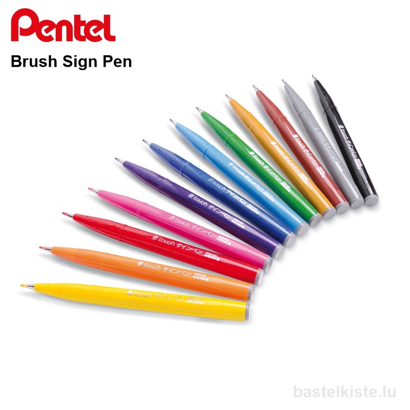 Pentel Brush Sign Pen Pinselstift