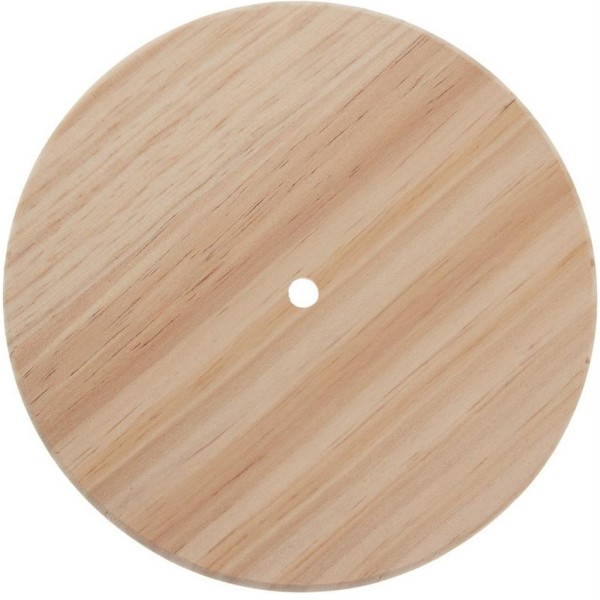 Runde Holzscheibe mit Loch Ø 300 mm, 5 mm