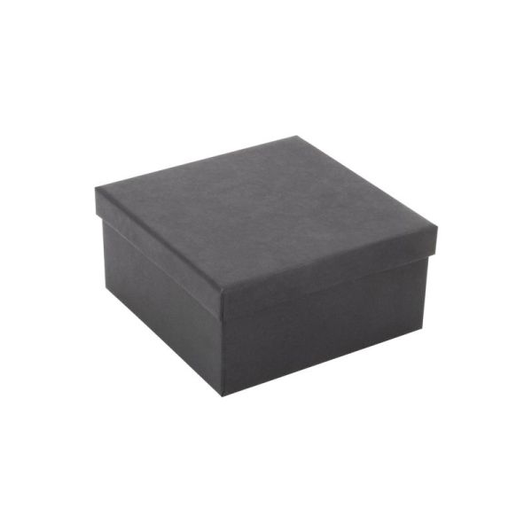 Schwarze Pappbox 102x102x50 mm