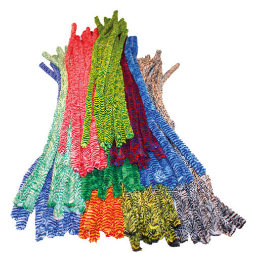 Chenille Wire Pipe Cleaners : Knorr Prandell : 50 cm : Assorted Set of 10 :  Pastel Colours