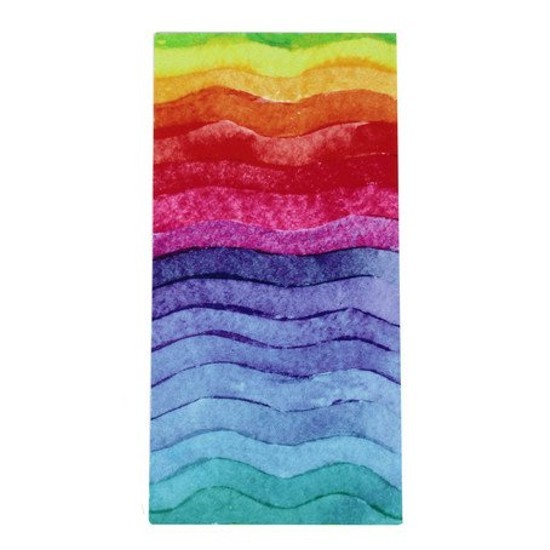 Verzierwachsplatte Regenbogen Wellenform, 200 x 100 x 0,5 mm