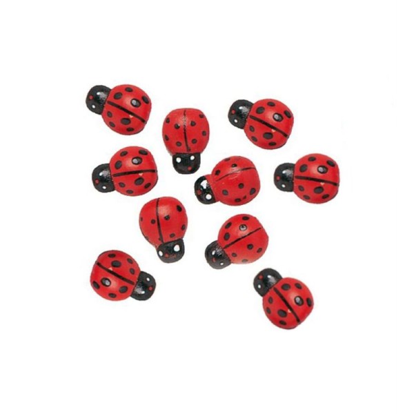 Fröhliche Marienkäfer-Streuteile zum Basteln & Dekorieren, bastelkiste.lu