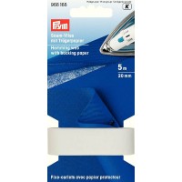 Saumvlies 20mm mit Trägerpapier weiß 5m
