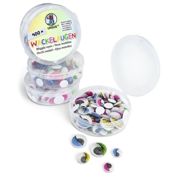 Wiggle eyes with Led to stick