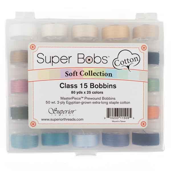 Super Bobs Soft Collection, 25x 80yds Bobbins