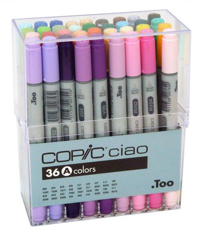 COPIC Ciao Marker Set 36 ► A ◄ Farben
