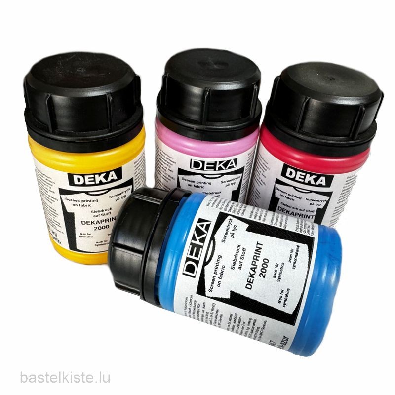 Siebdruckfarbe DEKAPRINT 2000 für helle Stoffe