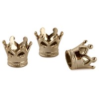 Streuteile, Miniatur Krone 10x10mm, 4 Stück
