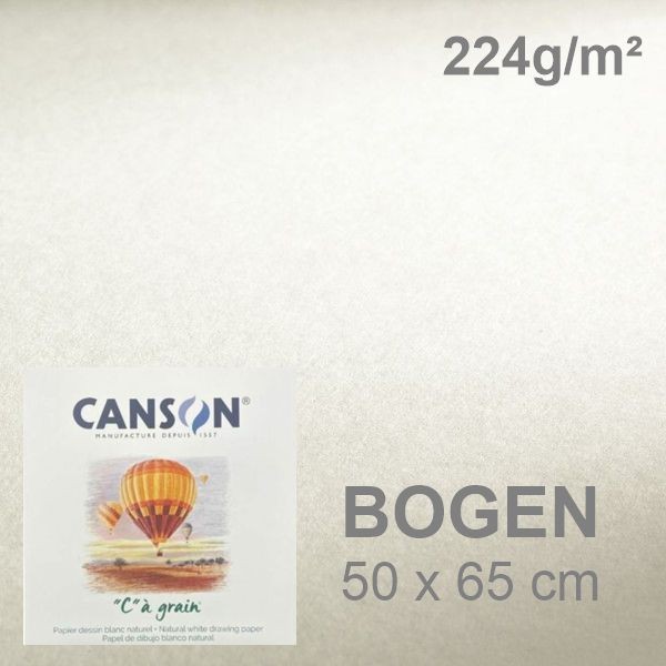 Bogenware 224g/m², "C" à grain, Grain fin, 10 Blatt