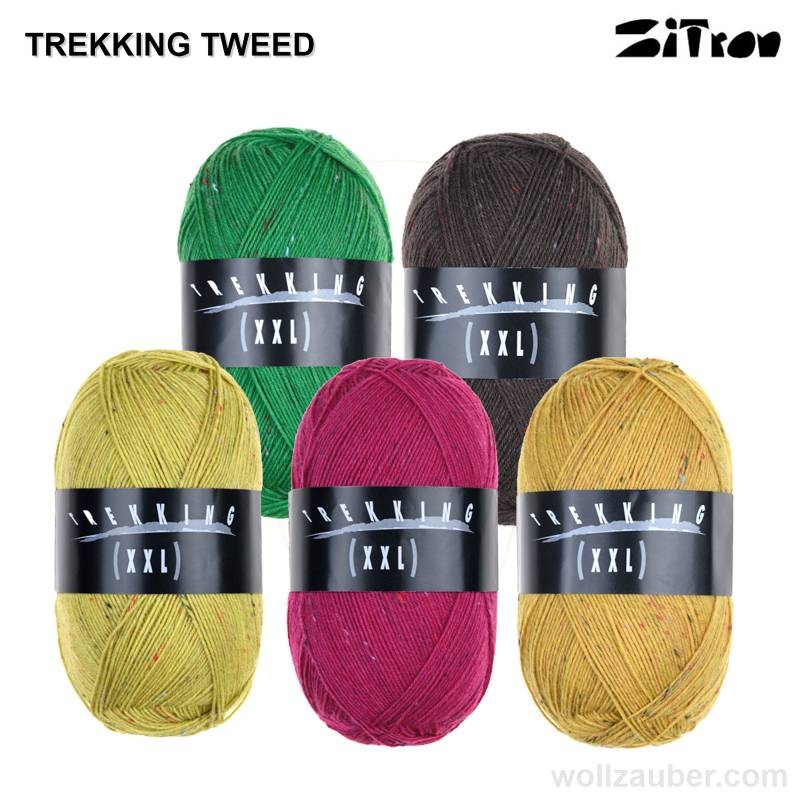 ATELIER ZITRON Trekking 4-fach TWEED Sockenwolle