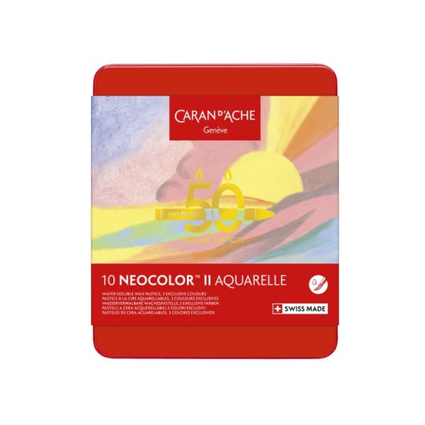 10er NEOCOLOR 2, "PASTELL" SONDEREDITION mit 3 Sonderfarben