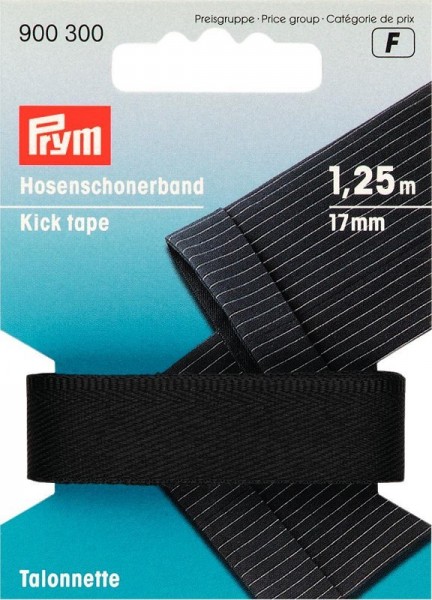 Hosenschonerband 17mm schwarz prym 900300