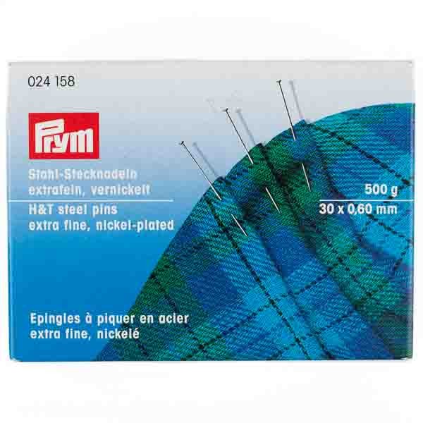 PRYM Stecknadeln, extrafein 30 x 0,6mm, 500g