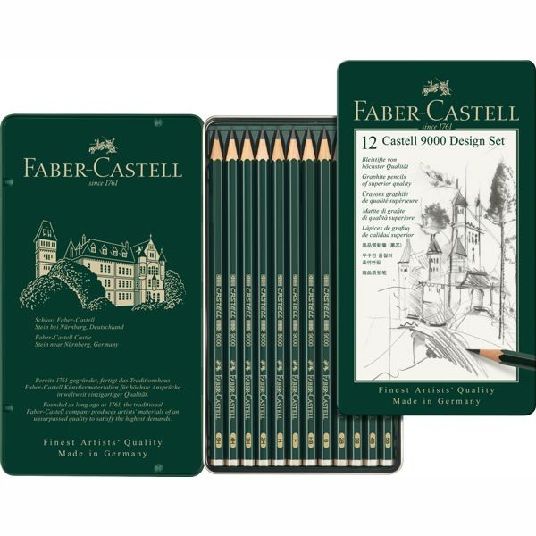 Faber Castell Castell 9000 Design Set - 12 teillig