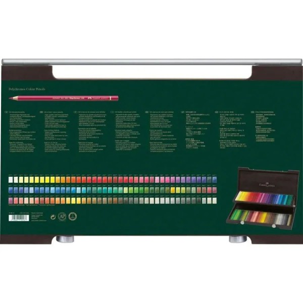Faber-Castell Polychromos Buntstifte – 120er Holzkoffer, Künstlerische Farbstifte Für Profis & Hobbykünstler
