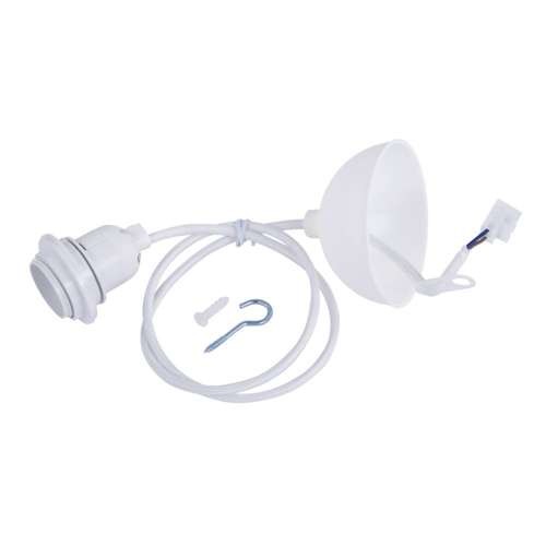 Lampenfassung Pendelleuchte weiß E27