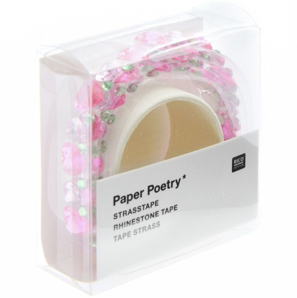 Strasstape auf Rolle, 1,9 x 50cm