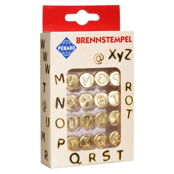 Brennstempel ABC Set M-Z 16-teilig, bastelkiste.lu
