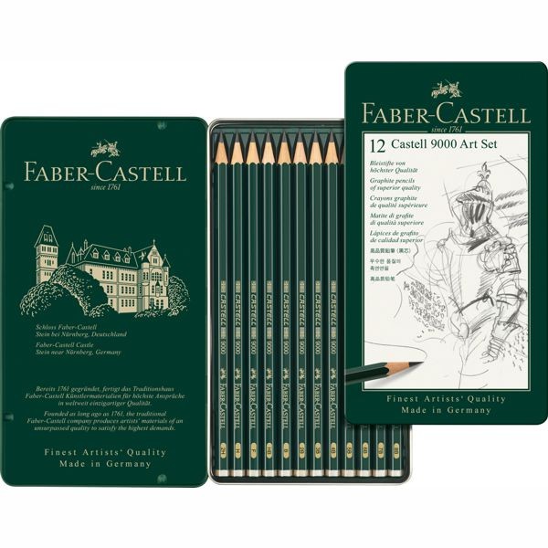 Faber Castell Castell 9000 Art Set - 12 teillig